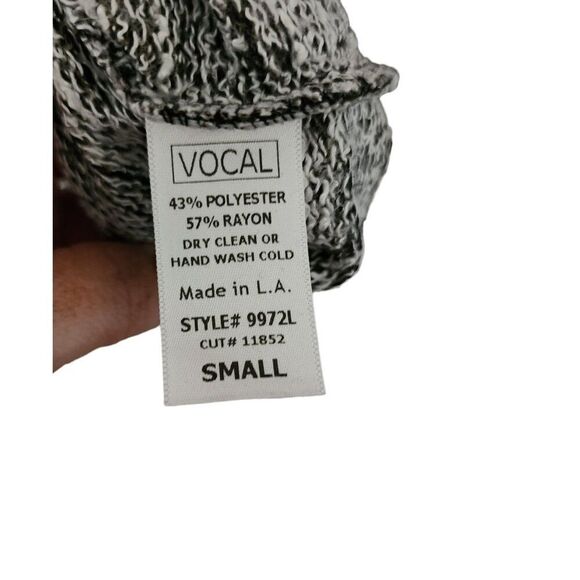 Vintage Y2K Vocal Long Sleeve Fleur De Lis Bedazzled Shirt Top Womens Size S Gra - Picture 6 of 6